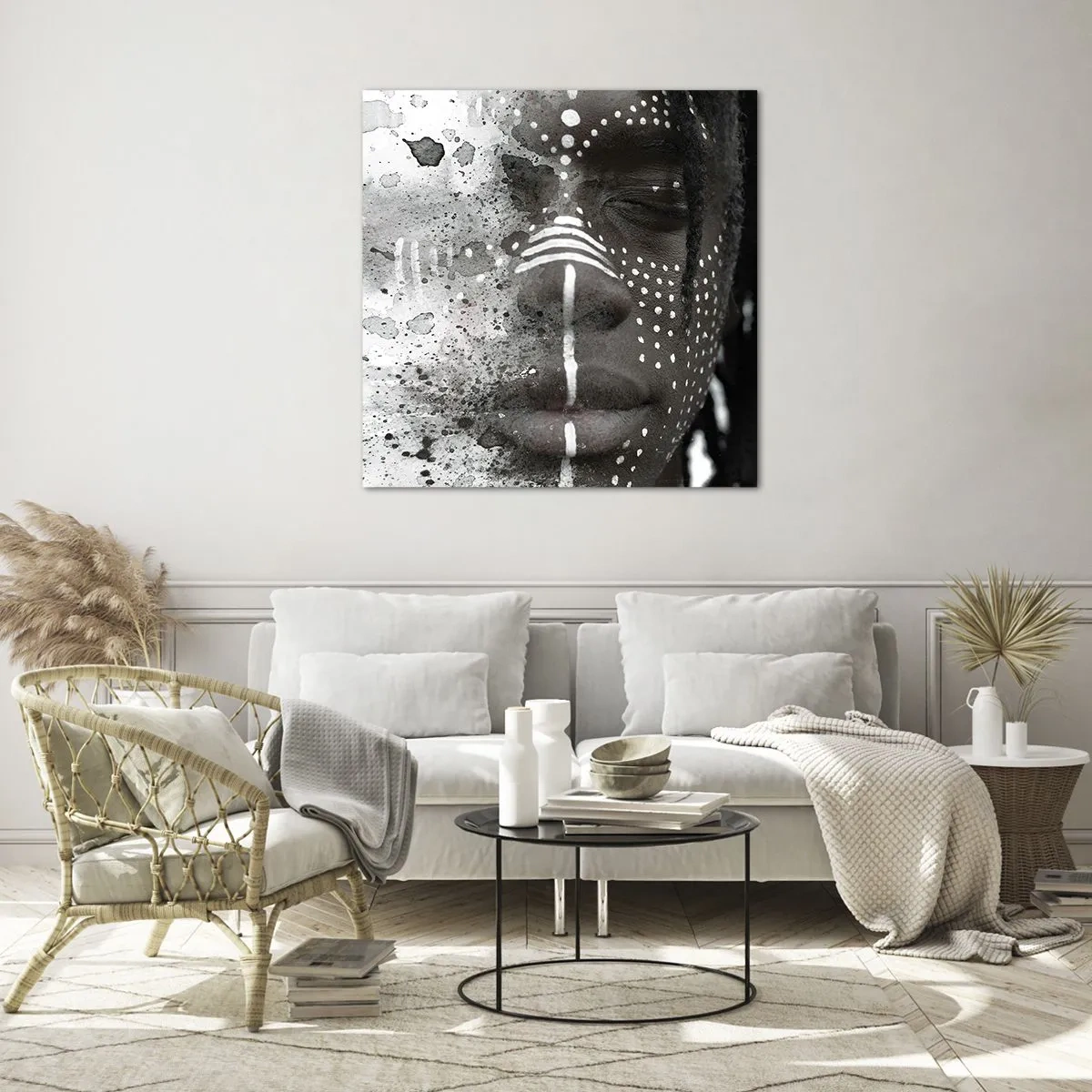 Impression sur verre - Image sur verre - Découvrez l'esprit primal - 70x70 cm