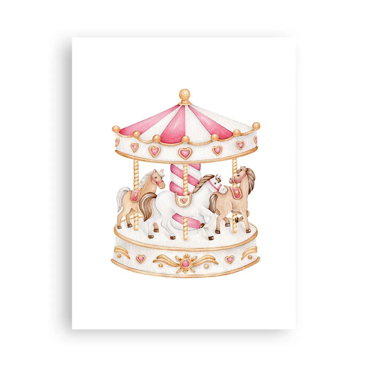 Affiche - Poster - Le doux monde de l'enfance - 30x40 cm