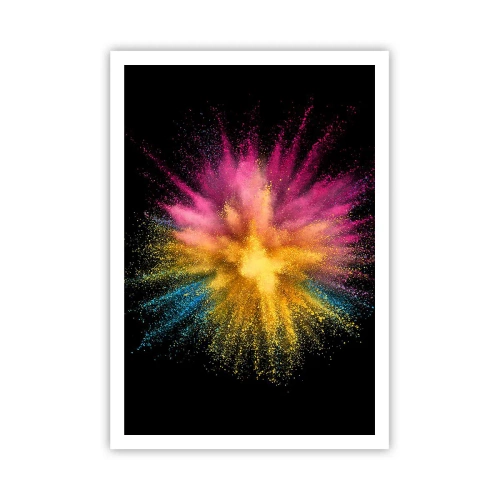 Affiche - Poster - Origine des couleurs - 70x100 cm