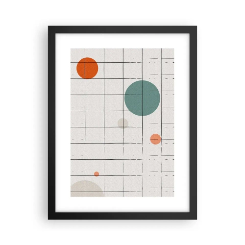 Affiche dans un cadre noir - Poster - Piégé. Nous ou eux ? - 30x40 cm