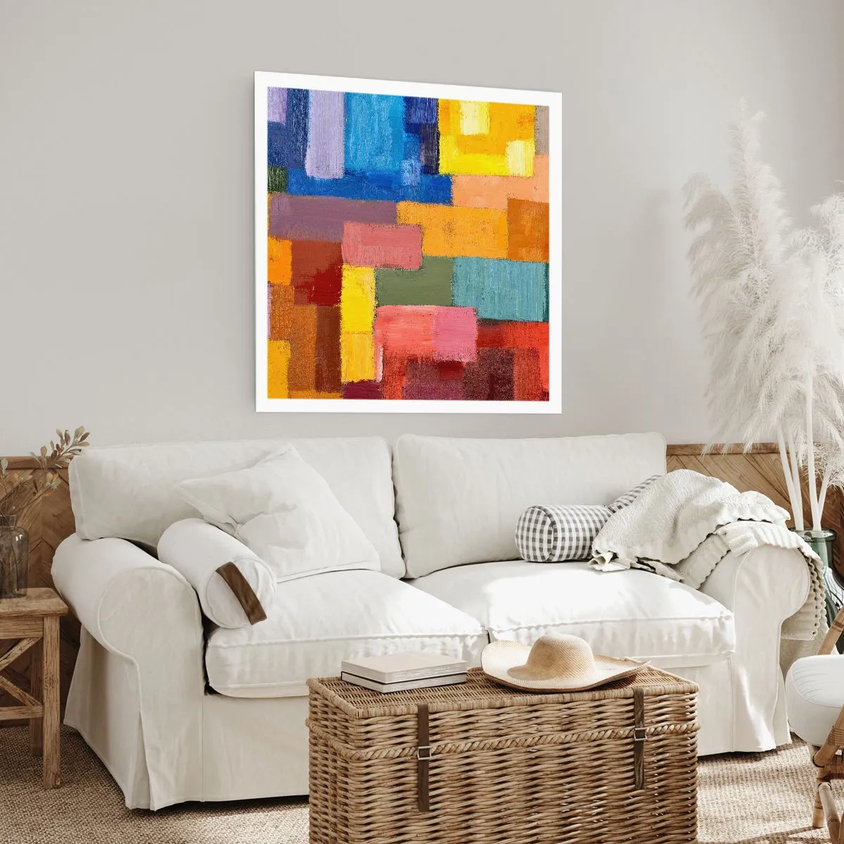 Affiche - Poster - Chacun est différent, tout est coloré - 50x50 cm