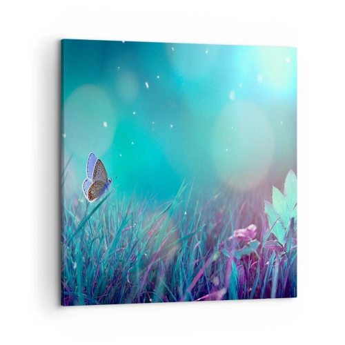Impression sur toile - Image sur toile - La vie secrète de la prairie - 50x50 cm