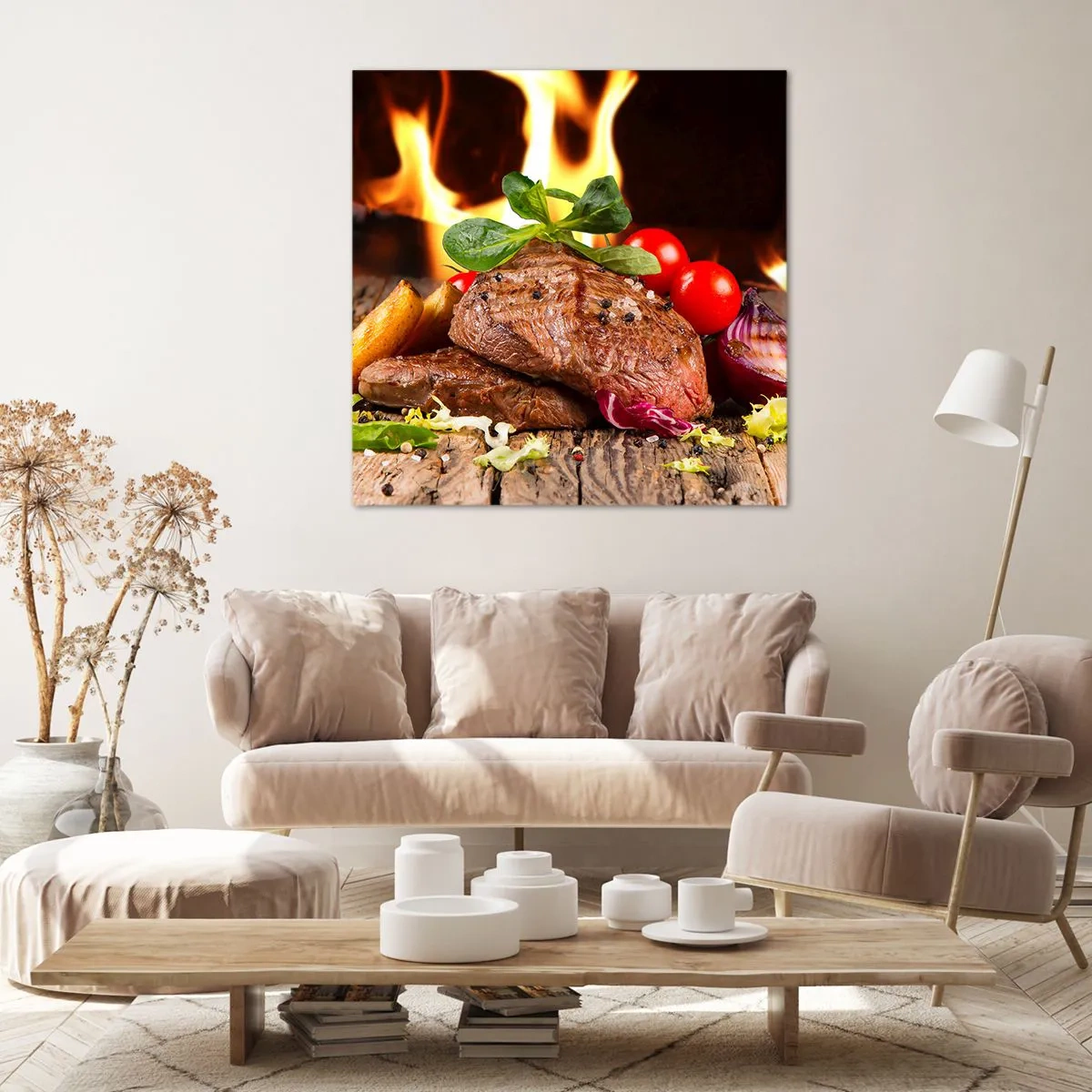 Impression sur toile - Image sur toile - Ensorcelé par la braise - 50x50 cm