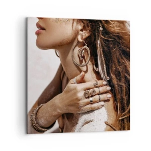 Impression sur toile - Image sur toile - Reine des plages sauvages - 60x60 cm