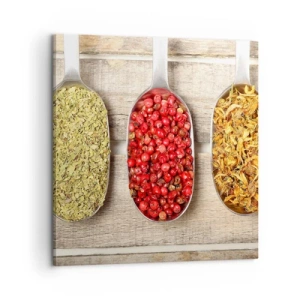 Impression sur toile - Image sur toile - Magie de la cuisine - 60x60 cm