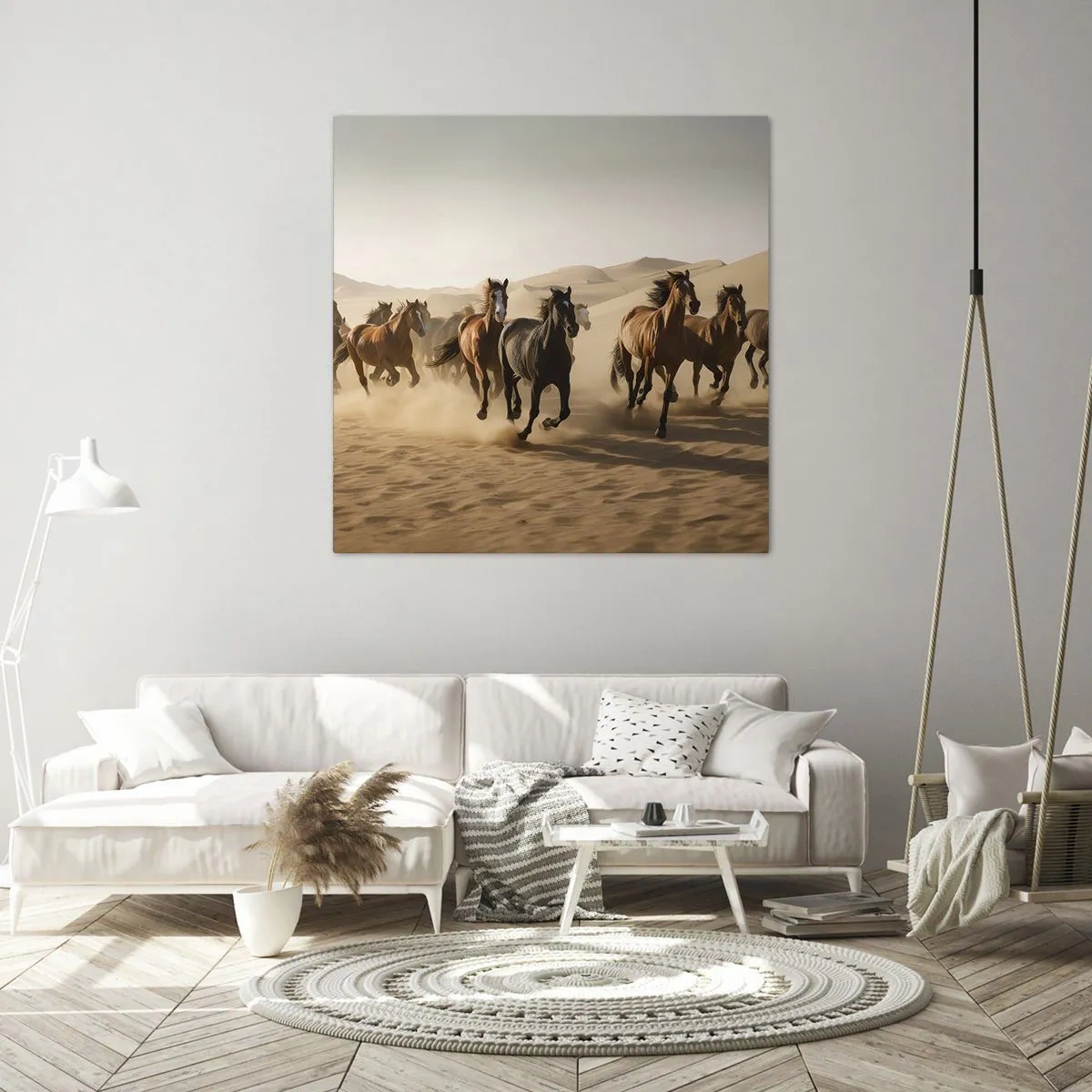 Impression sur toile - Image sur toile - Libre comme le vent - 60x60 cm