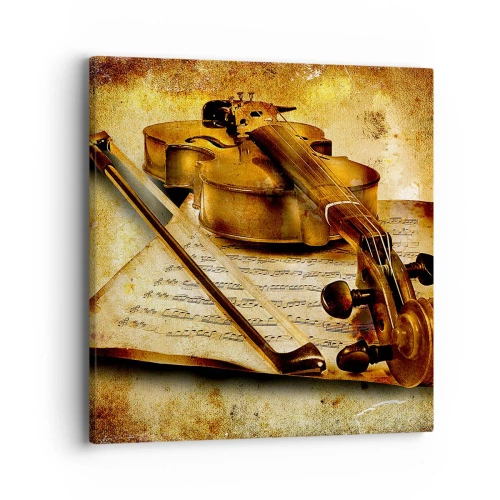 Impression sur toile - Image sur toile - Besoin immédiat d'un virtuose - 40x40 cm