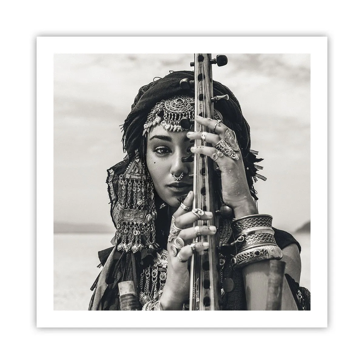 Affiche - Poster - Musique de l'Orient elle-même - 60x60 cm