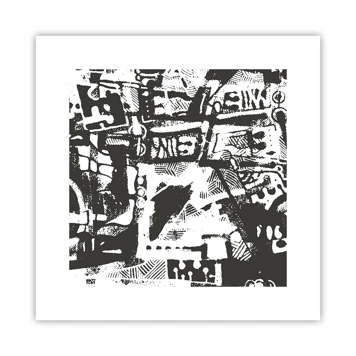 Affiche - Poster - Ordre ou chaos? - 30x30 cm