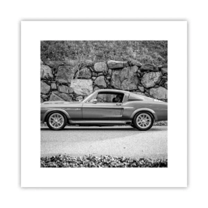 Affiche - Poster - Légende des années 60 - 30x30 cm