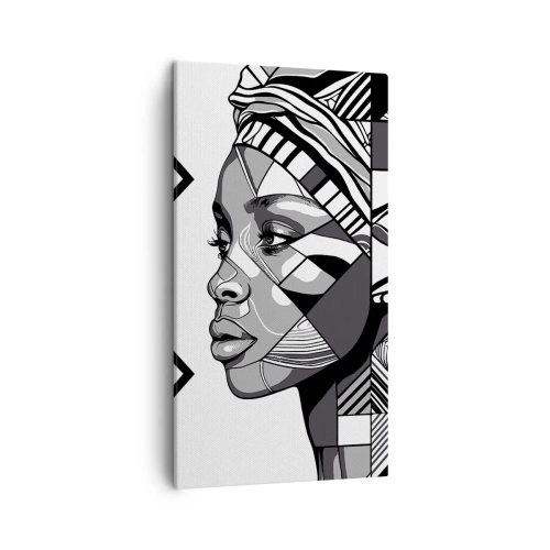 Impression sur toile - Image sur toile - Portrait ethnique - 45x80 cm