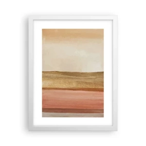 Affiche dans un cadre blanc - Poster - Composition verticale - 30x40 cm