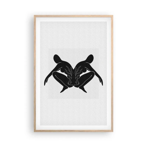 Affiche dans un chêne clair - Poster - Une âme commune - 61x91 cm