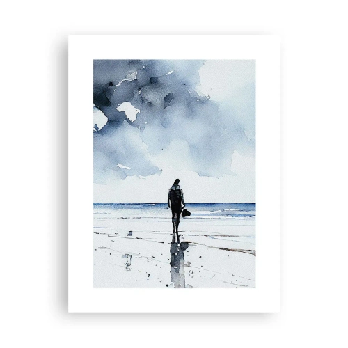 Affiche - Poster - Conversation avec la mer - 30x40 cm