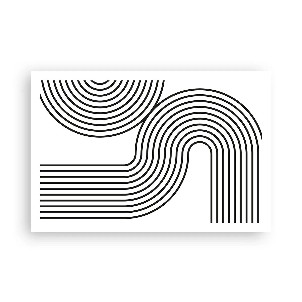 Affiche - Poster - En plein virage - 91x61 cm