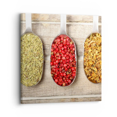 Impression sur toile - Image sur toile - Magie de la cuisine - 30x30 cm