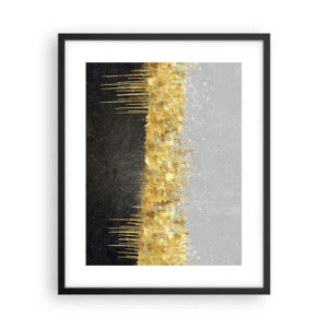 Affiche dans un cadre noir - Poster - Vers l'intérieur et vers le haut - 40x50 cm