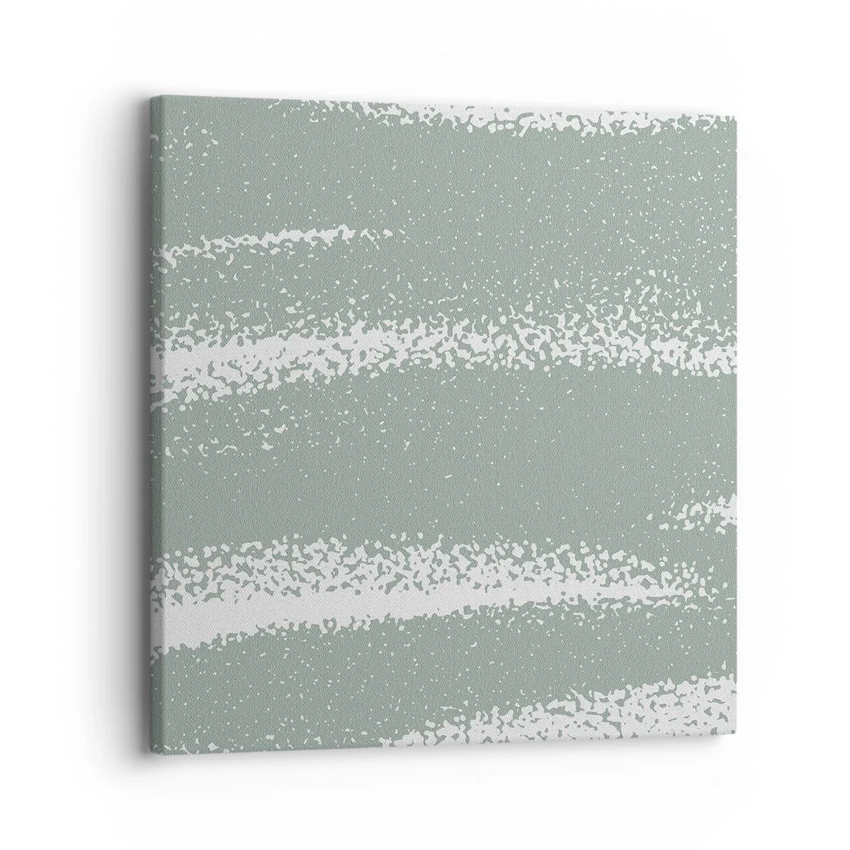 Impression sur toile - Image sur toile - Abstraction dans un climat hivernal - 30x30 cm