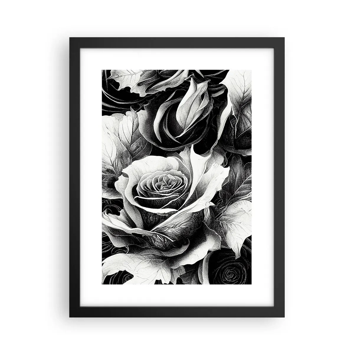 Affiche dans un cadre noir - Poster - Toujours une reine - 30x40 cm