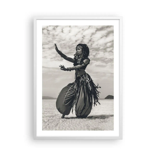 Affiche dans un cadre blanc - Poster - Danse des îles du sud - 50x70 cm