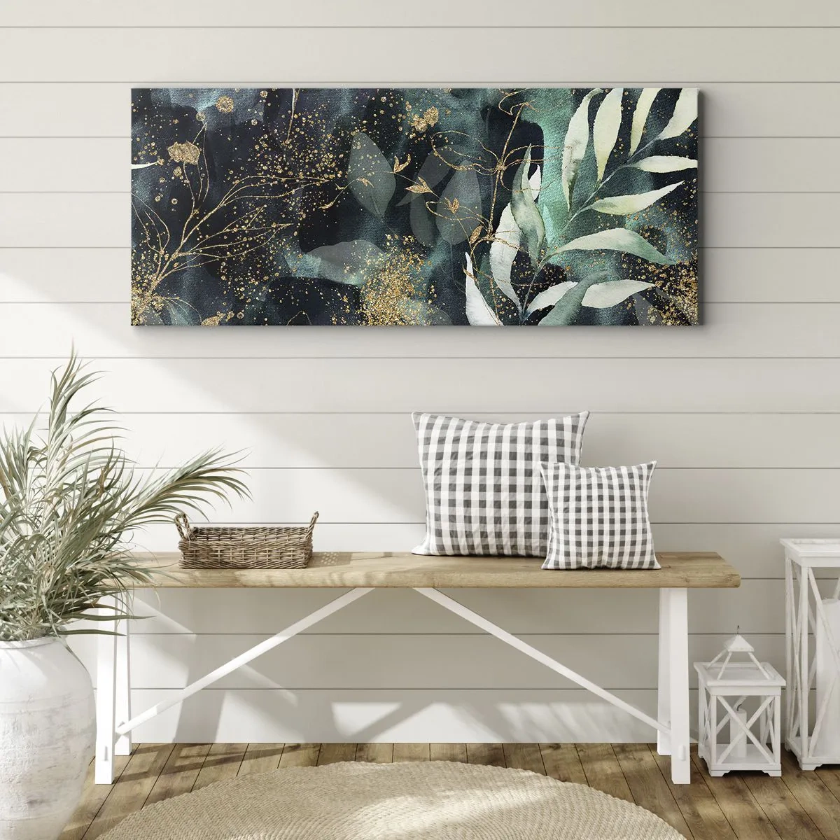 Impression sur toile - Image sur toile - Jardin magique - 90x30 cm