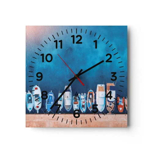 Horloge murale - Pendule murale - En une seule fois - 40x40 cm
