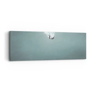 Impression sur toile - Image sur toile - Dans les bras de l'océan - 90x30 cm