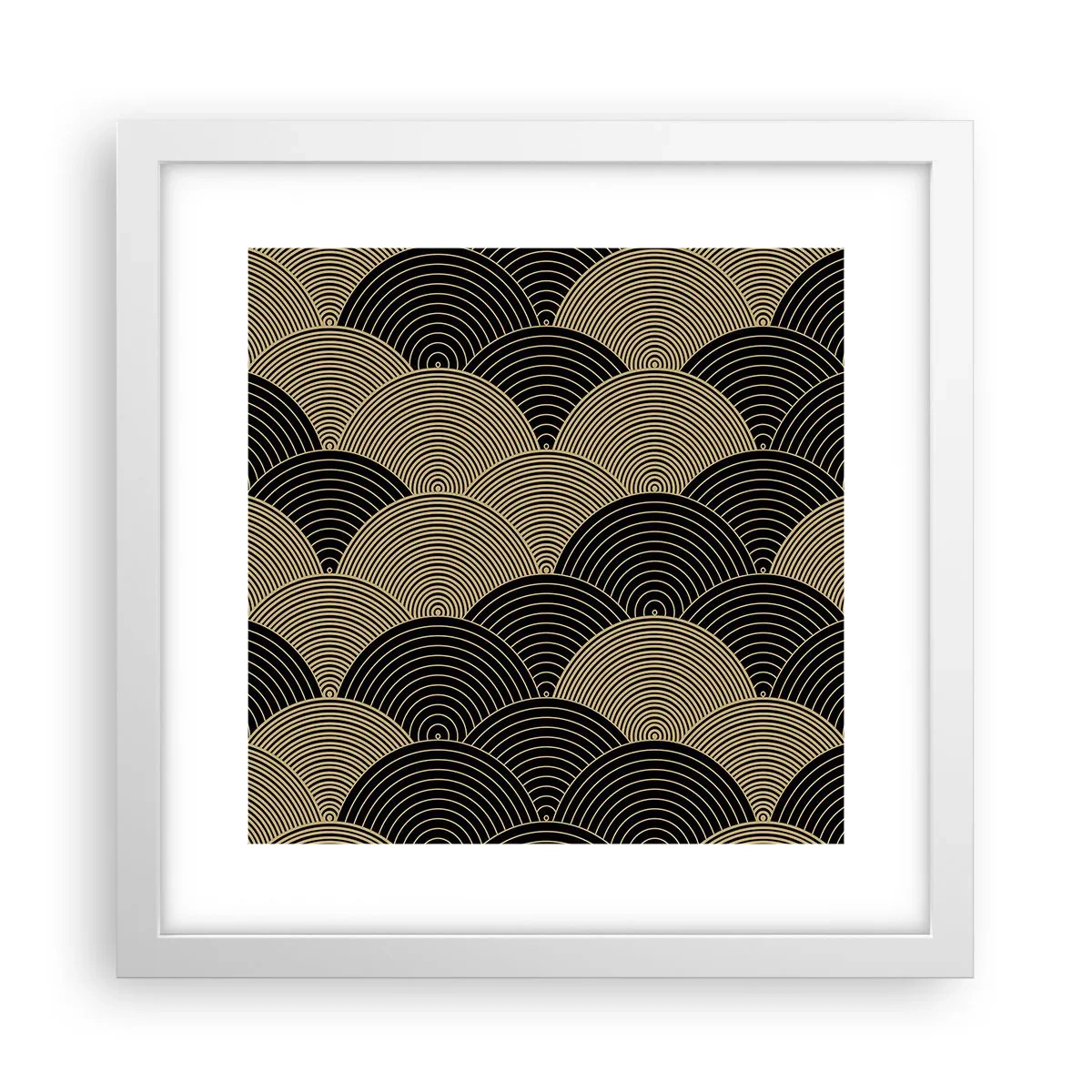 Affiche dans un cadre blanc - Poster - Unité dans la multiplicité - 30x30 cm