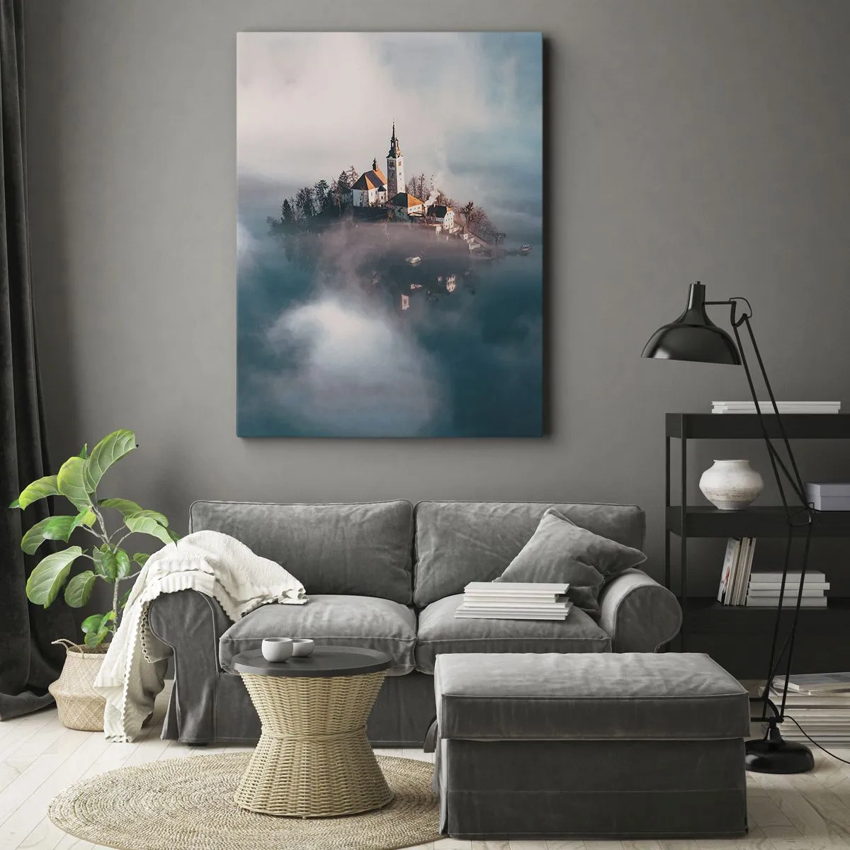 Impression sur toile - Image sur toile - Île de rêve - 55x100 cm
