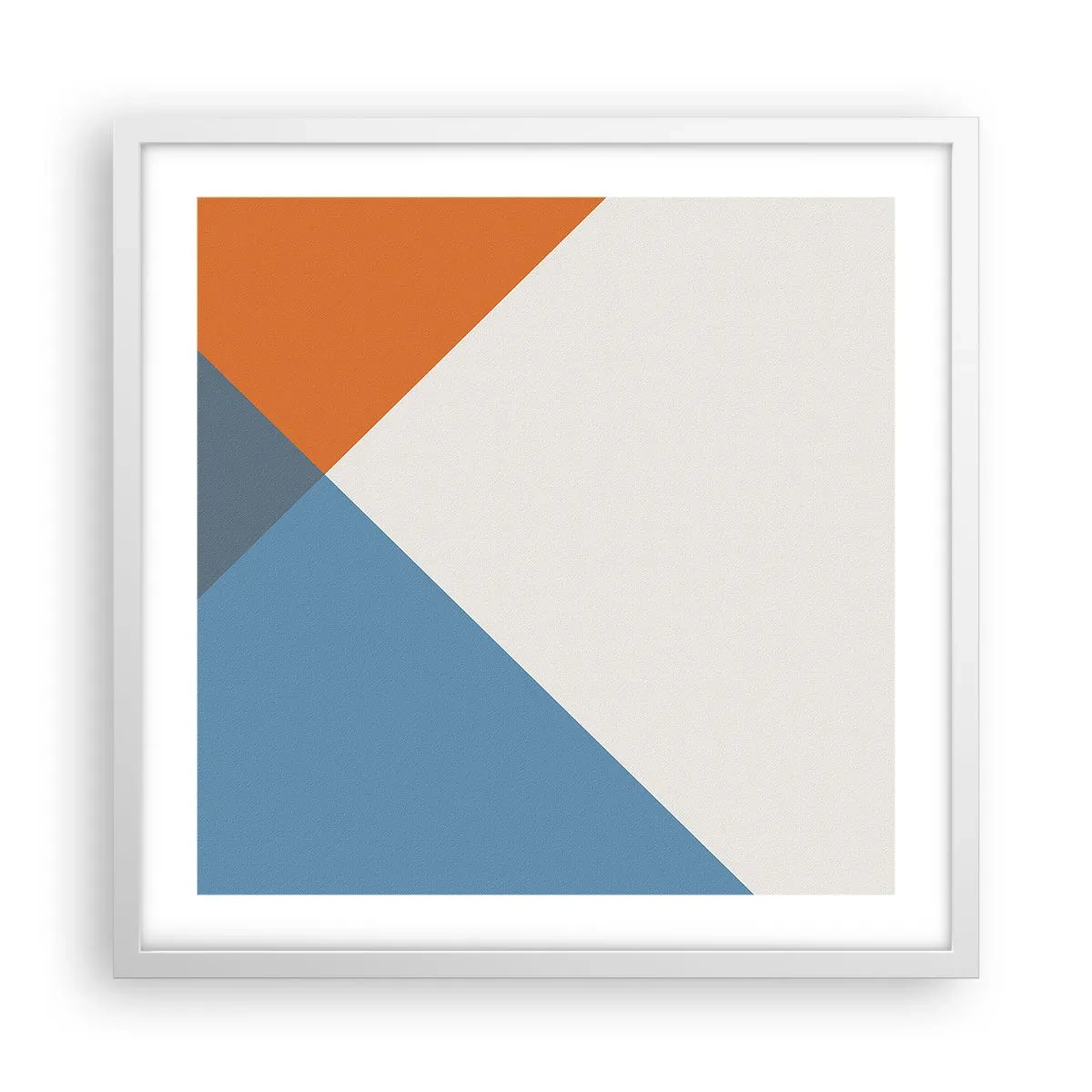 Affiche dans un cadre blanc - Poster - Sous cette angle.... - 50x50 cm