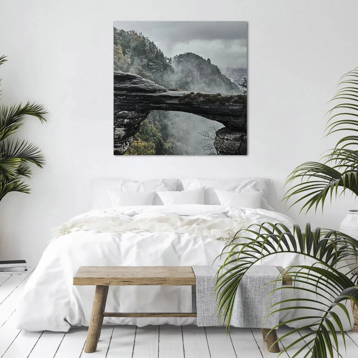 Impression sur toile - Image sur toile - L'aventure est sur le point de commencer - 50x50 cm