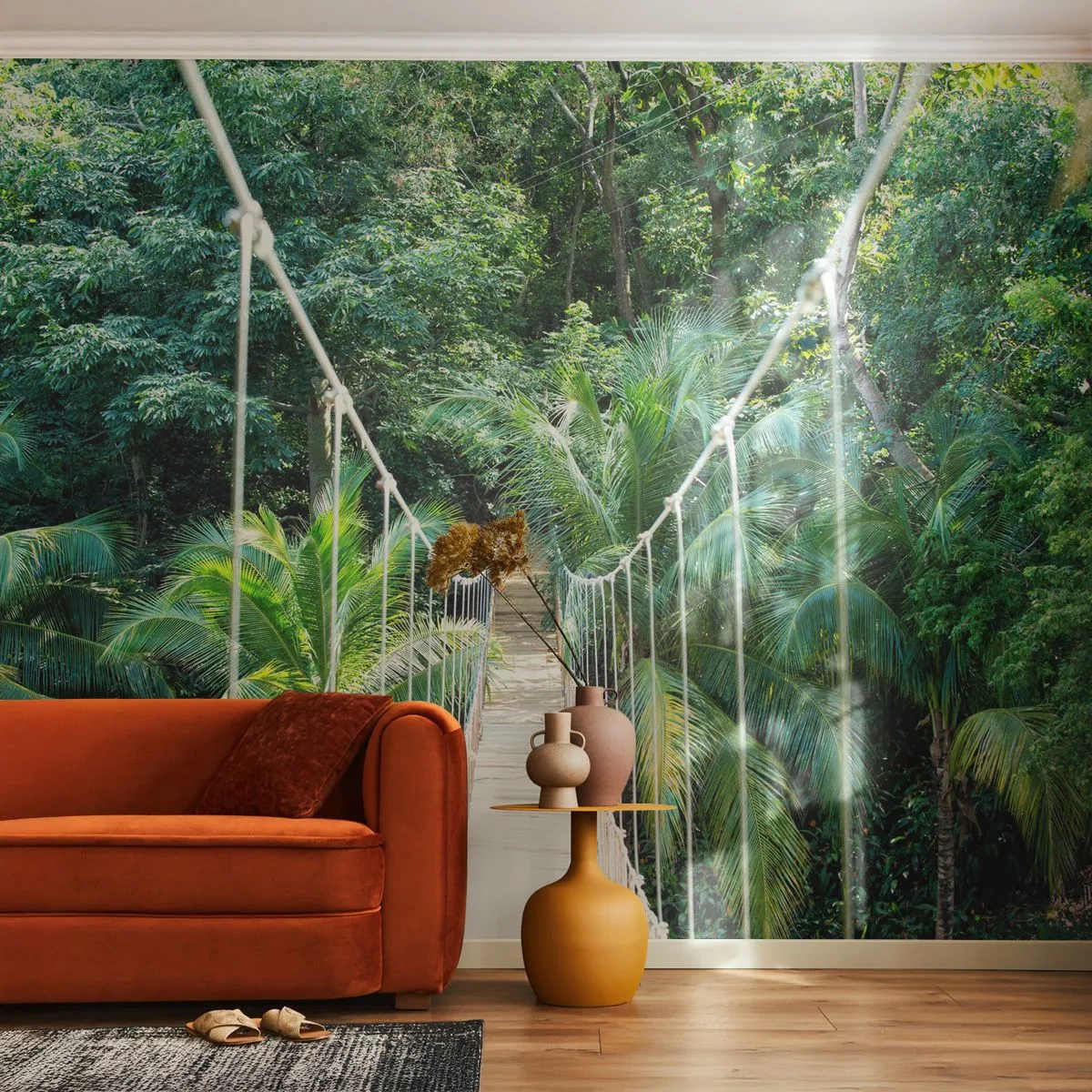 Papier Peint Photo Premium Canvas - Welcome to the jungle! - Paysage, Jungle, Honduras - 450x315 cm