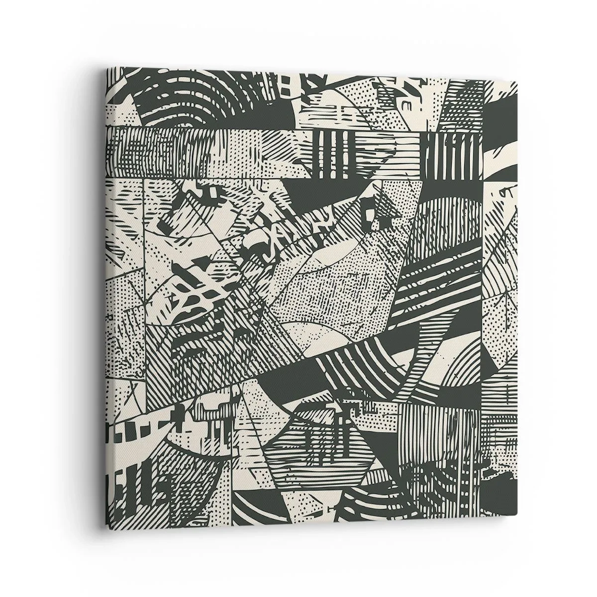 Impression sur toile - Image sur toile - Dynamique du modernisme - 30x30 cm