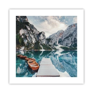 Affiche - Poster - On va te montrer la beauté - 40x40 cm