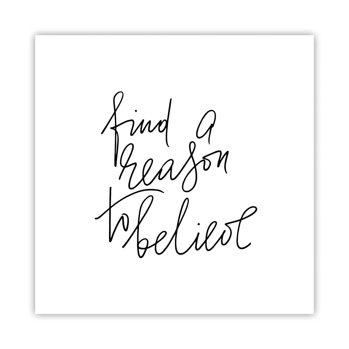 Affiche - Poster - C'est possible - 40x40 cm