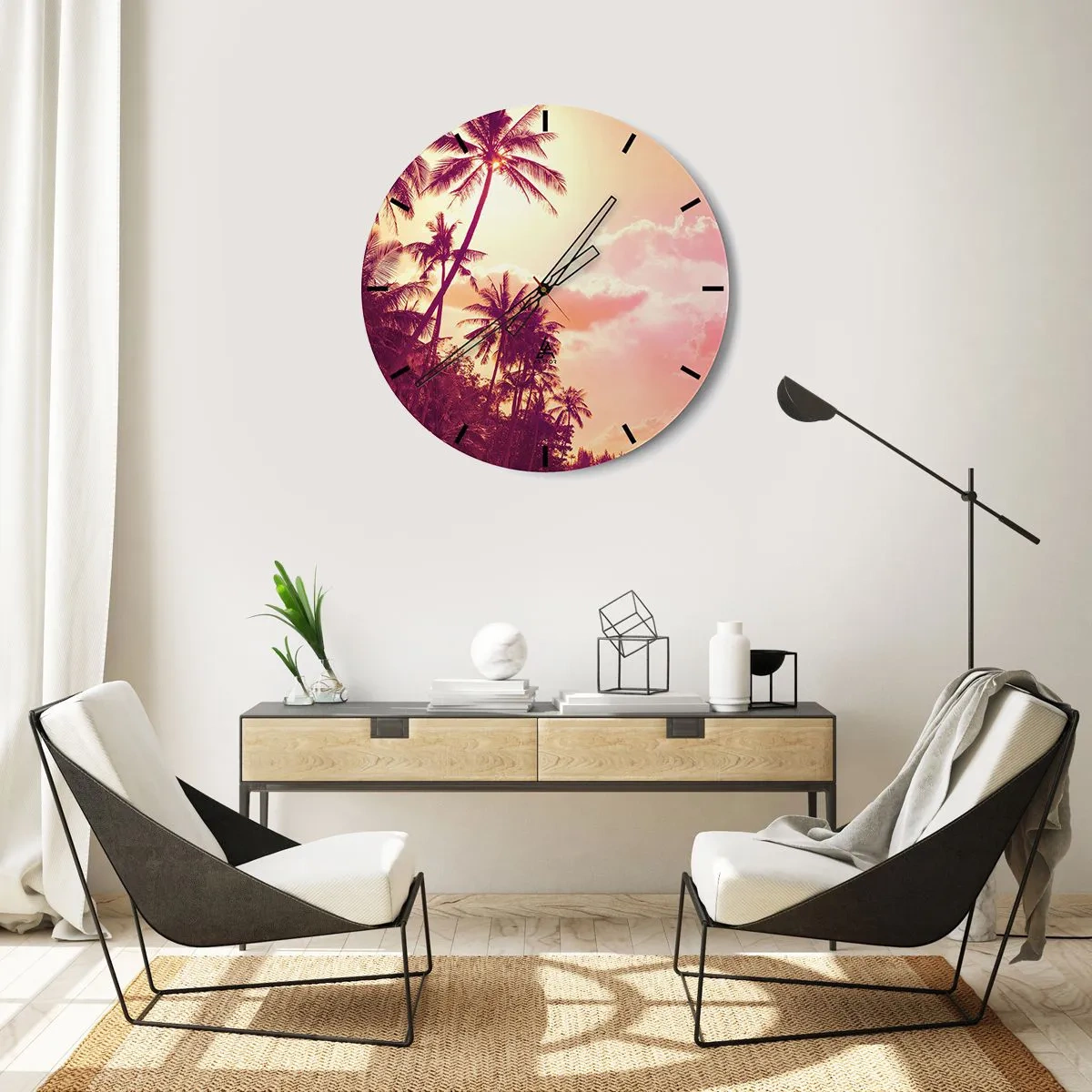 Horloge murale - Pendule murale - Tu dois choisir - 30x30 cm