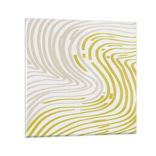 Impression sur verre - Image sur verre - Une composition au léger virage - 50x50 cm