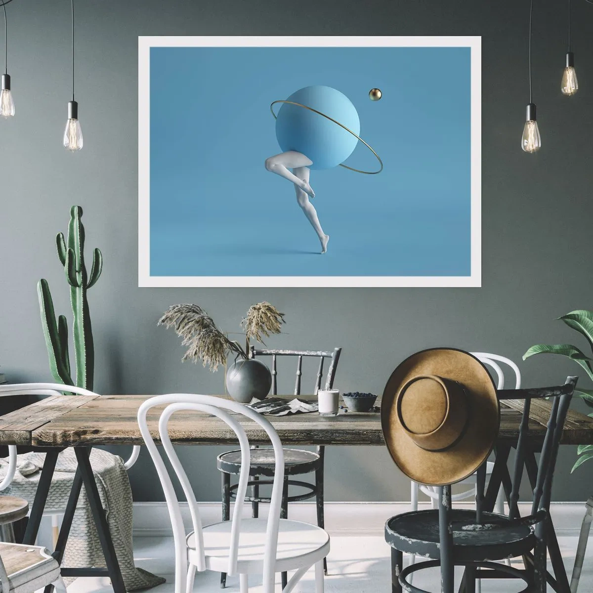 Affiche - Poster - Et les planètes deviennent folles - 50x40 cm