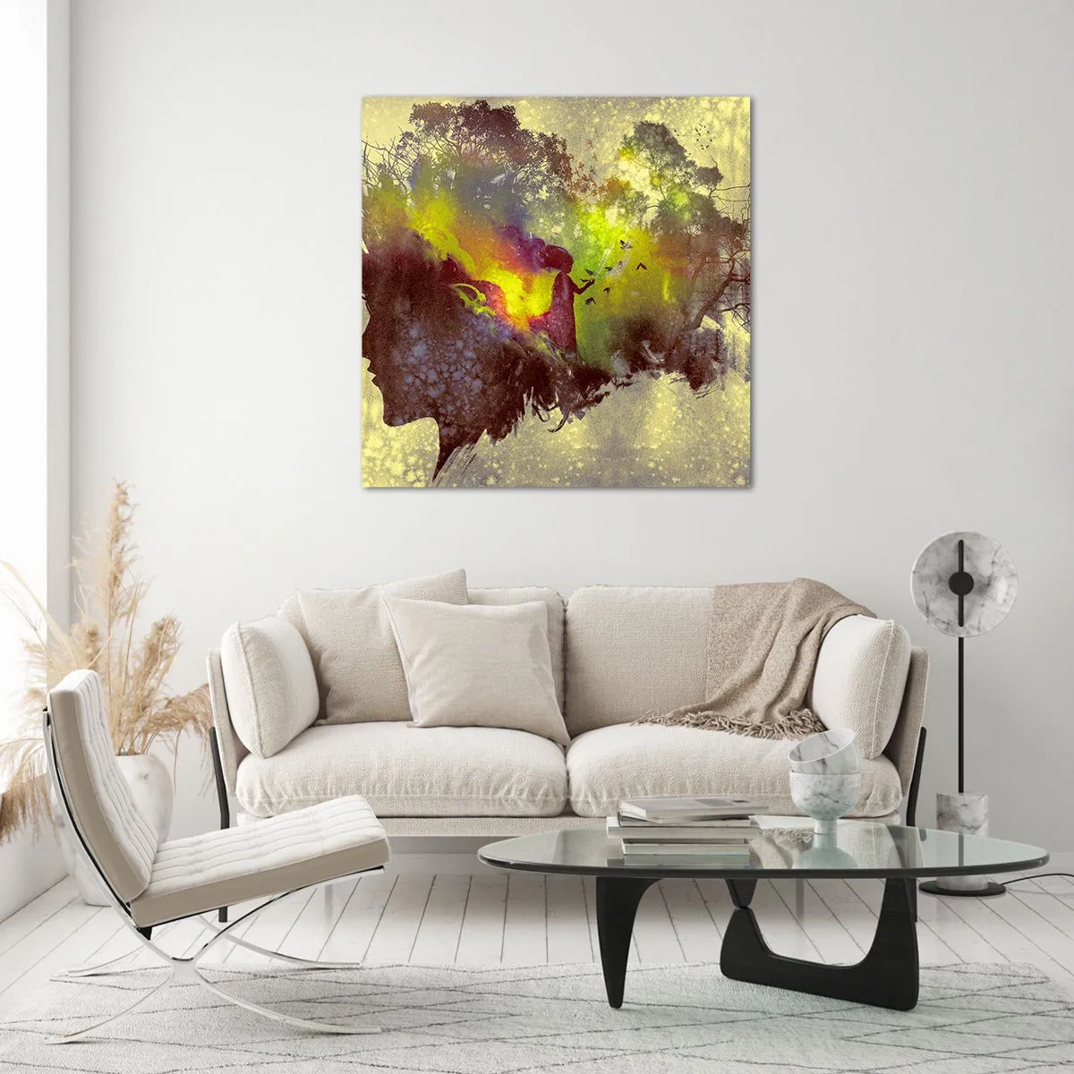 Impression sur verre - Image sur verre - Mère Nature - 40x40 cm