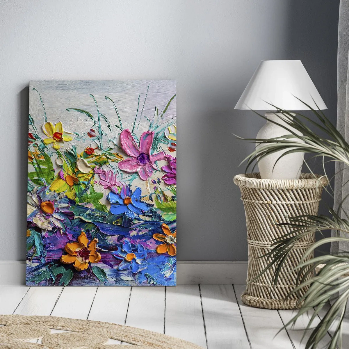 Impression sur toile - Image sur toile - Absolument pas une nature morte - 45x80 cm