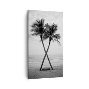 Impression sur toile - Image sur toile - Elle a senti une présence - 45x80 cm