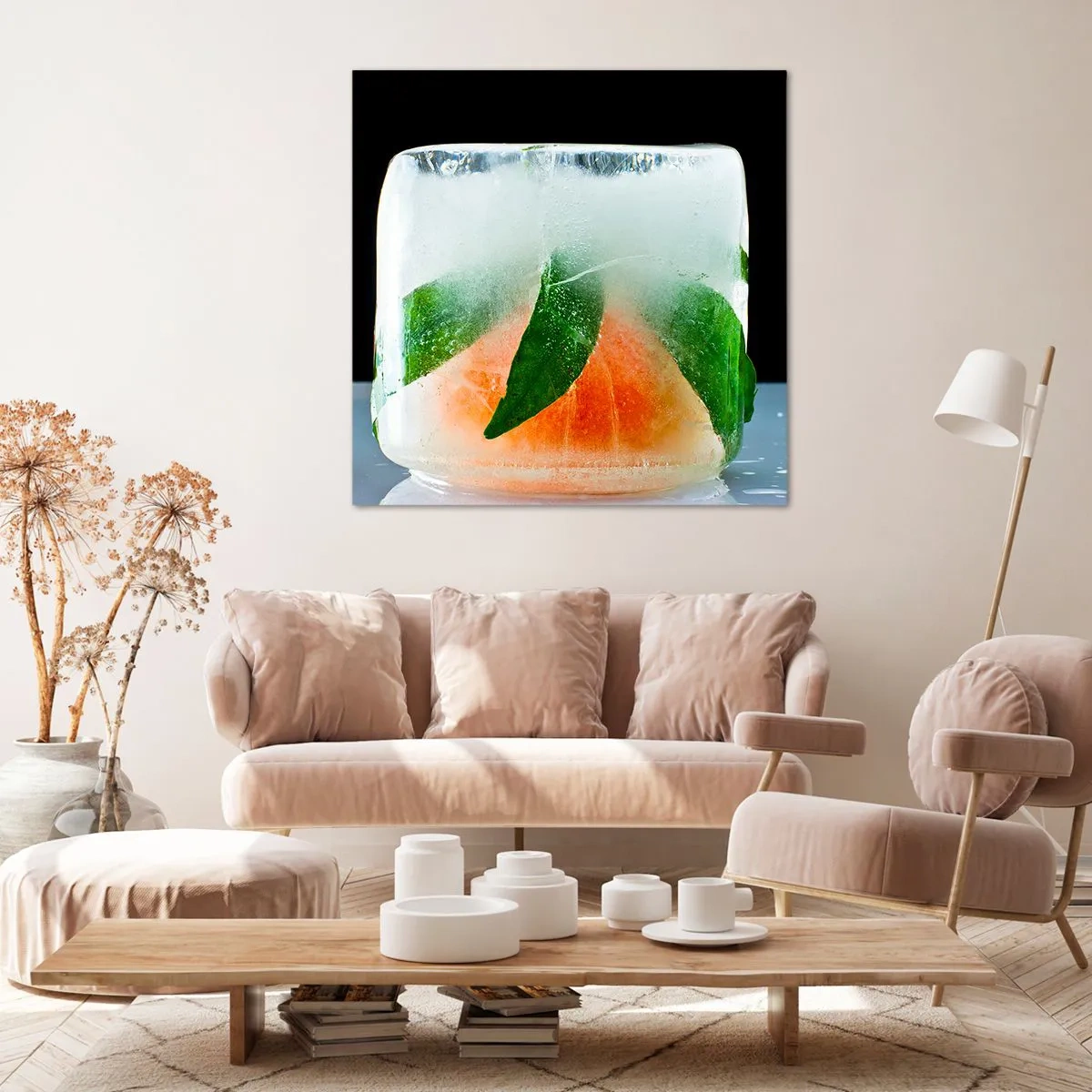 Impression sur toile - Image sur toile - Fraîcheur et rafraîchissement - 30x30 cm