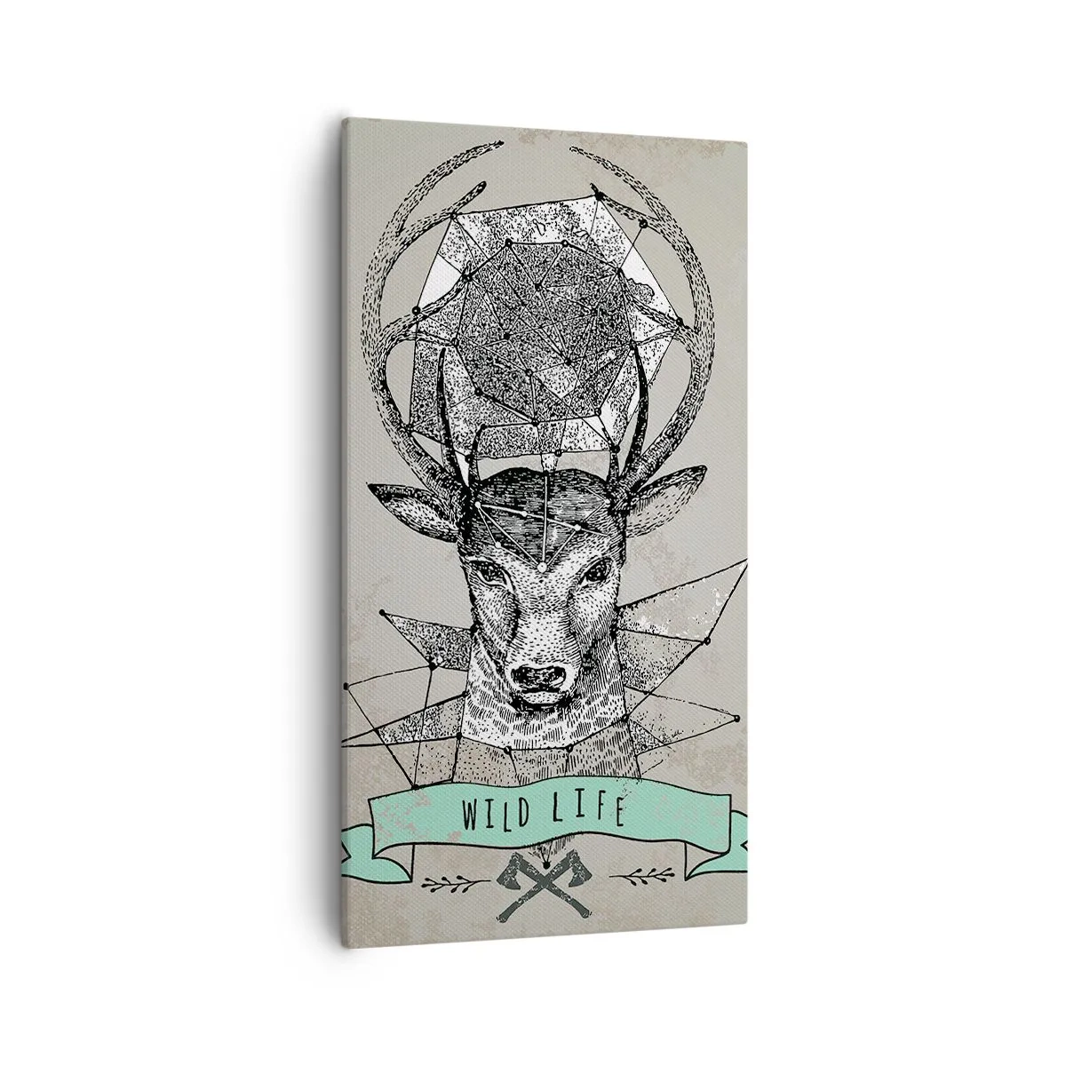 Impression sur toile - Image sur toile - Voir St. Hubertus - 55x100 cm