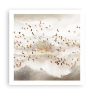 Affiche - Poster - Il est l'heure… - 60x60 cm