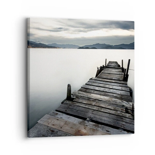 Impression sur toile - Image sur toile - Immergez-vous dans la paix - 30x30 cm