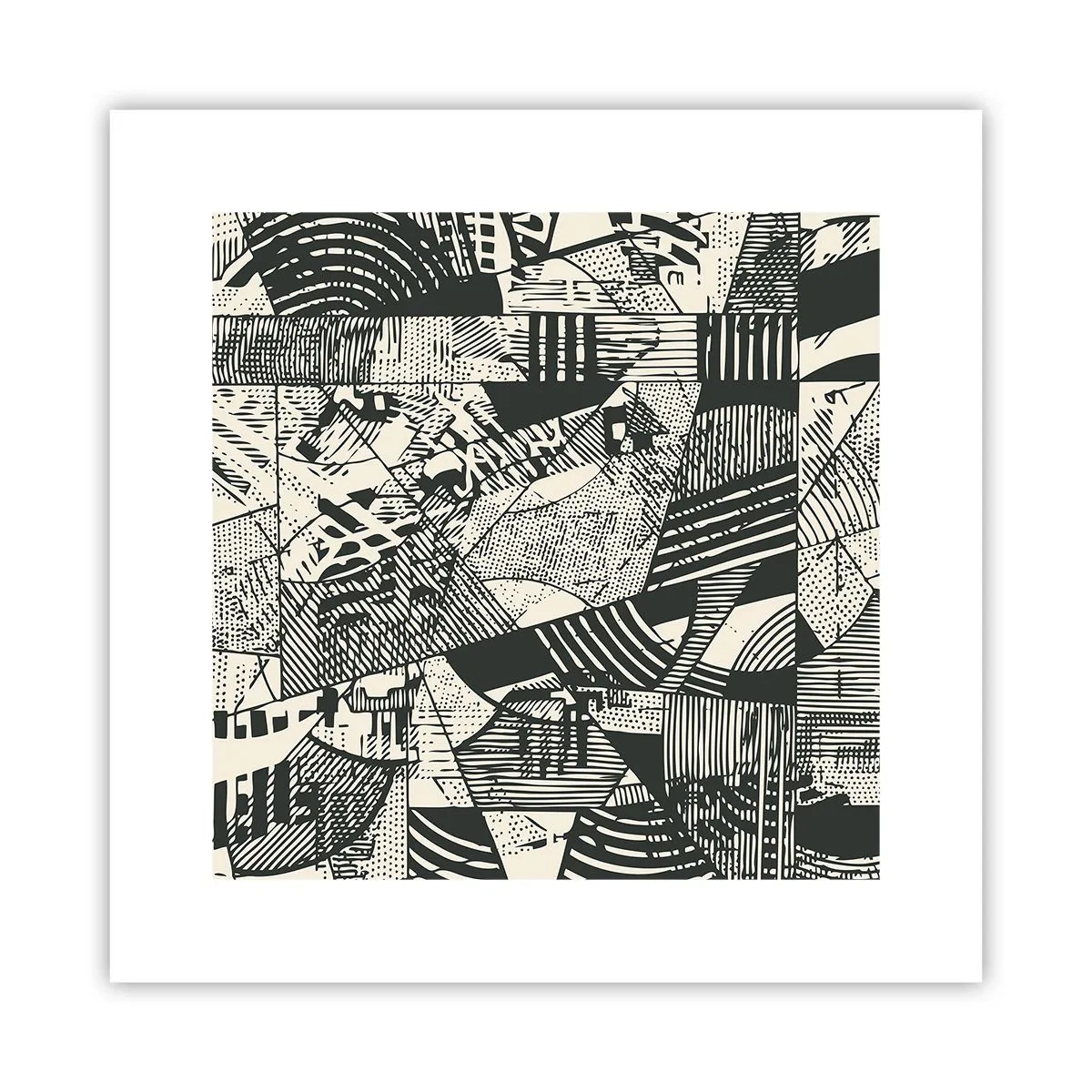 Affiche - Poster - Dynamique du modernisme - 30x30 cm