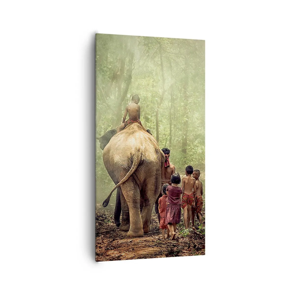 Impression sur toile - Image sur toile - Nouveau livre de la jungle - 65x120 cm