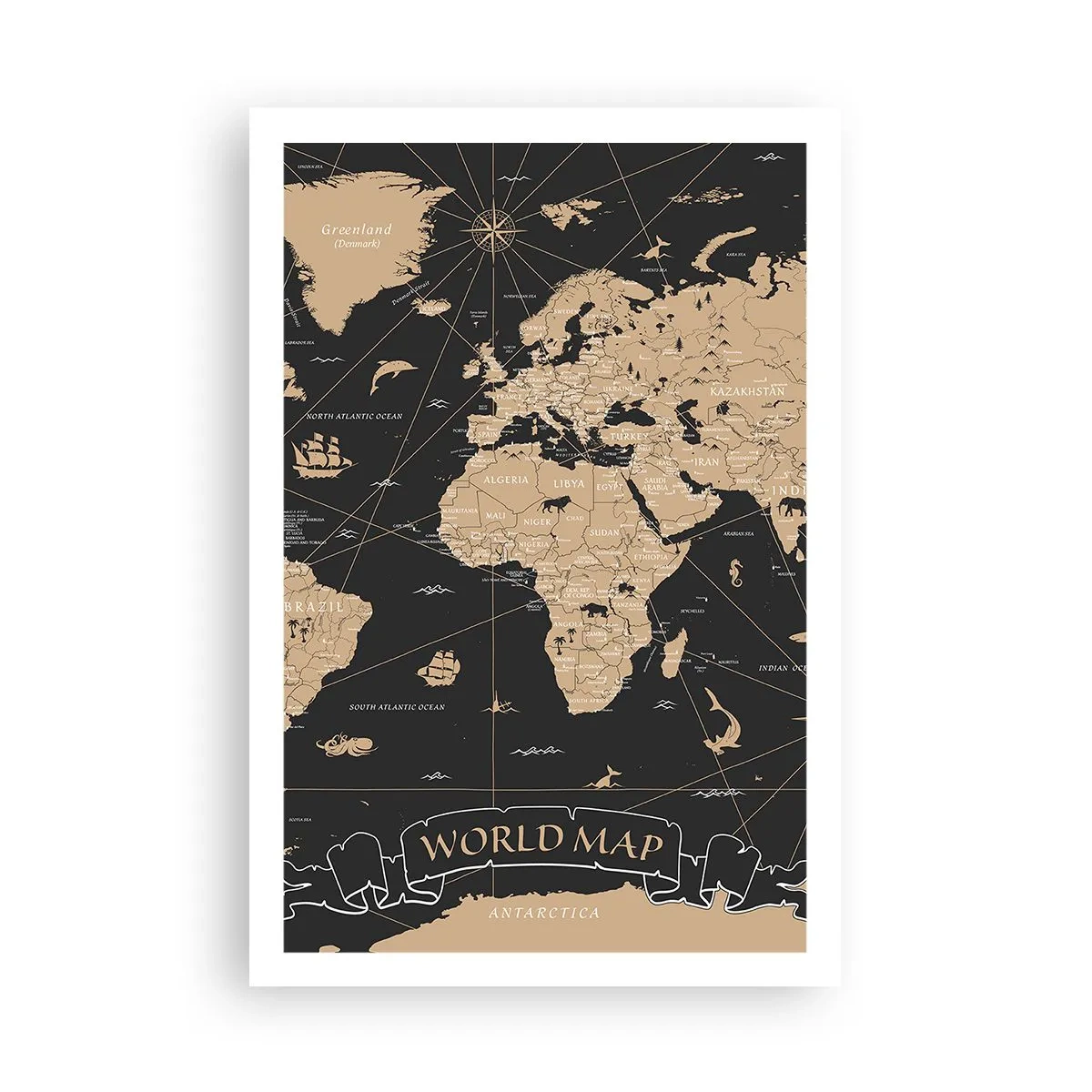 Affiche - Poster - Les limites de mon monde - 61x91 cm