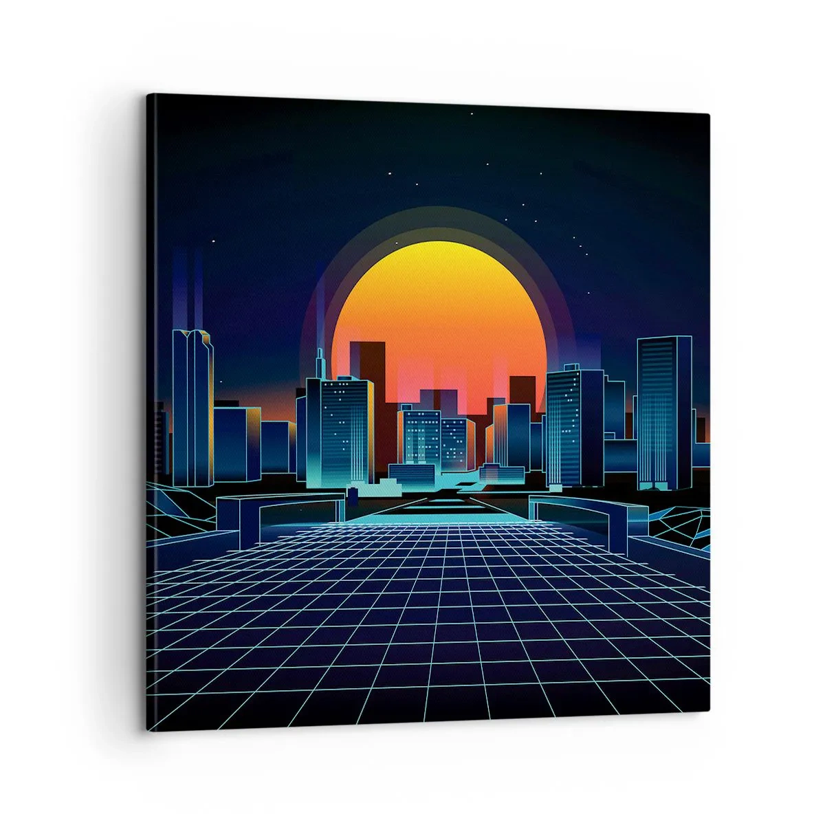 Impression sur toile - Image sur toile - Vous voulez toujours passer au réel ? - 60x60 cm