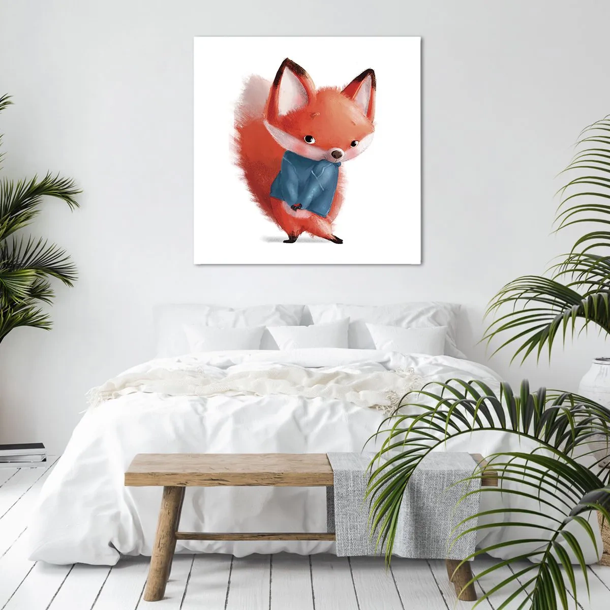 Impression sur toile - Image sur toile - Est-ce que ça me va? - 30x30 cm